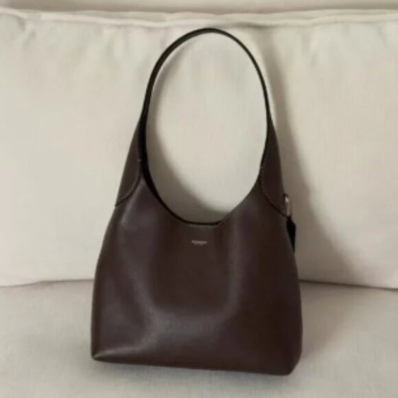 Coach Brooklyn Shoulder Bag 28 – Brass/Maple | NWT with Dust Bag - Picture 1 of 5